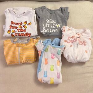 Assorted Baby Onesies and Sleepers